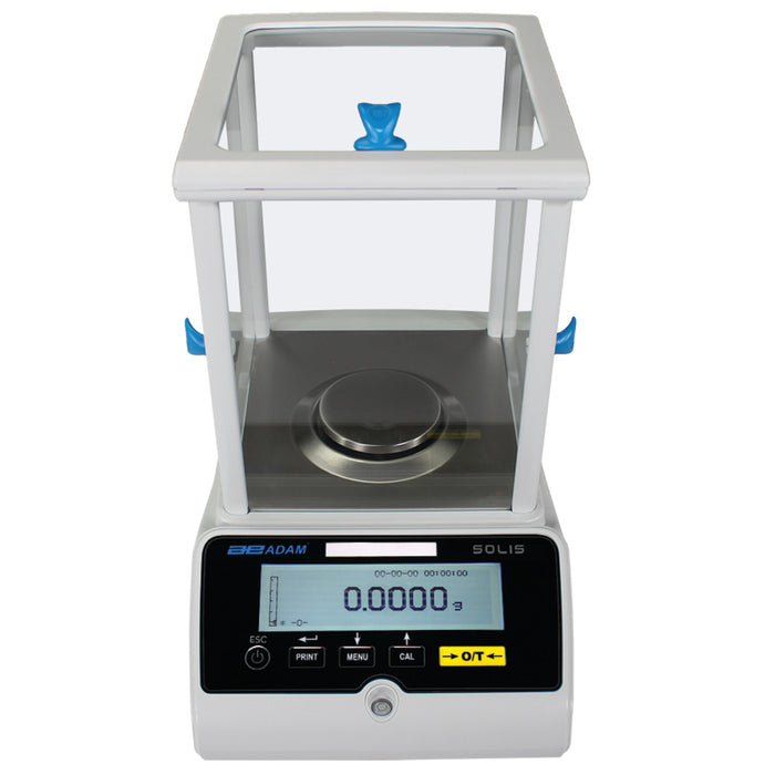 Adam Equipment SAB 124e - Solis Analytical and Semi-Micro Balance -  120g, 0.0001g