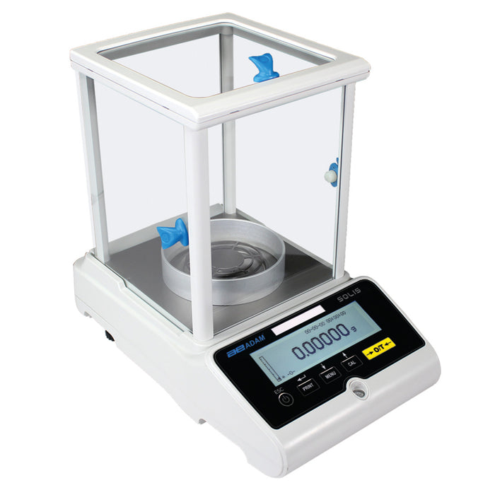 Adam Equipment SAB 125i - Solis Analytical and Semi-Micro Balance -  62g / 120g, 0.01mg/ 0.1mg